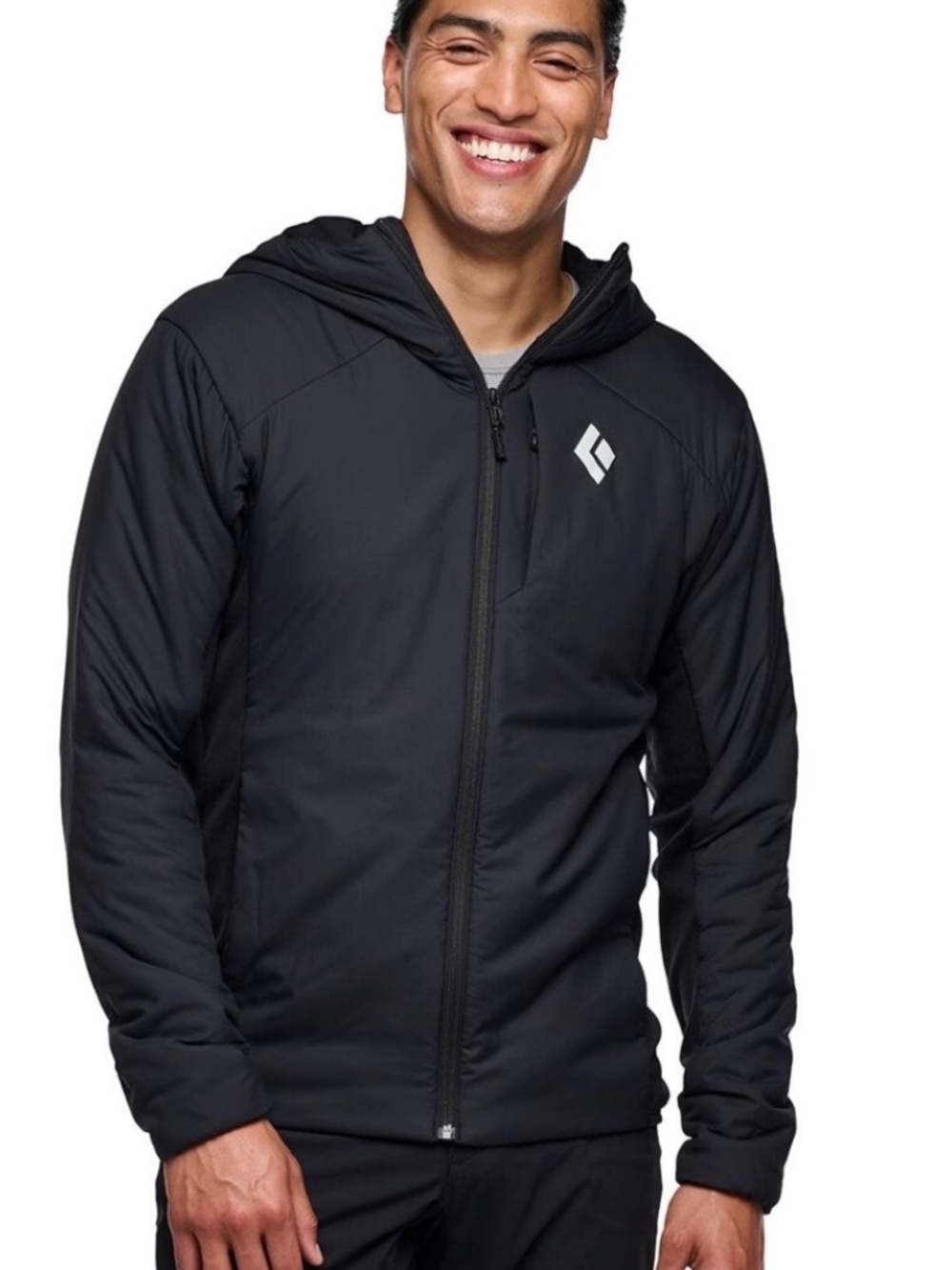 Black Diamond First Light Hybrid Hoody PrimaLoft Men's Small S Black NWT